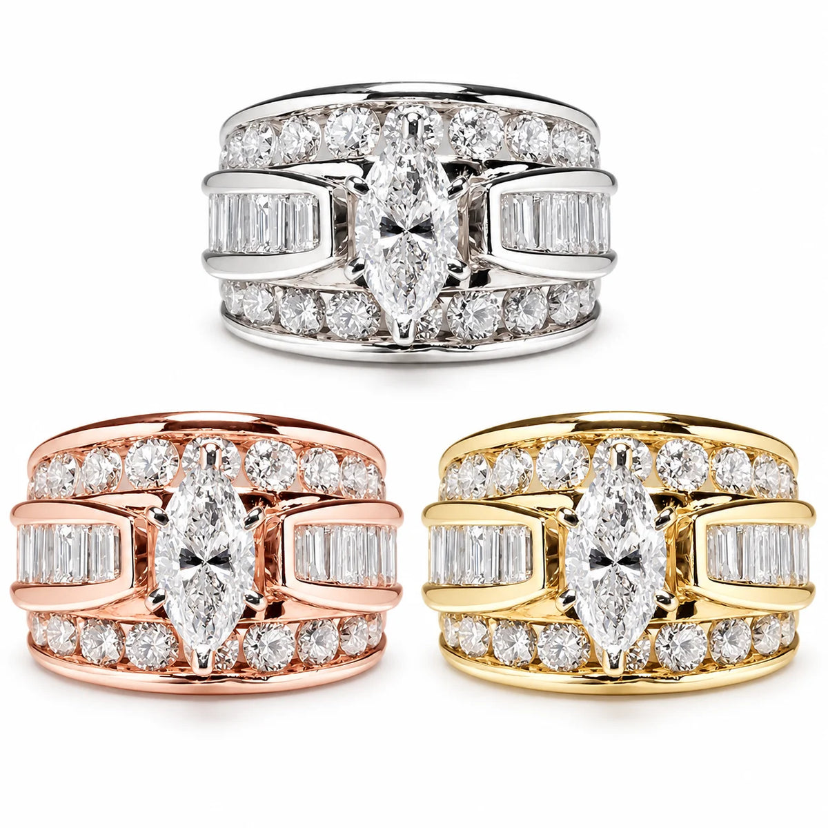 Geometric Ring for Women Simple Design Daily Wear Finger Ring