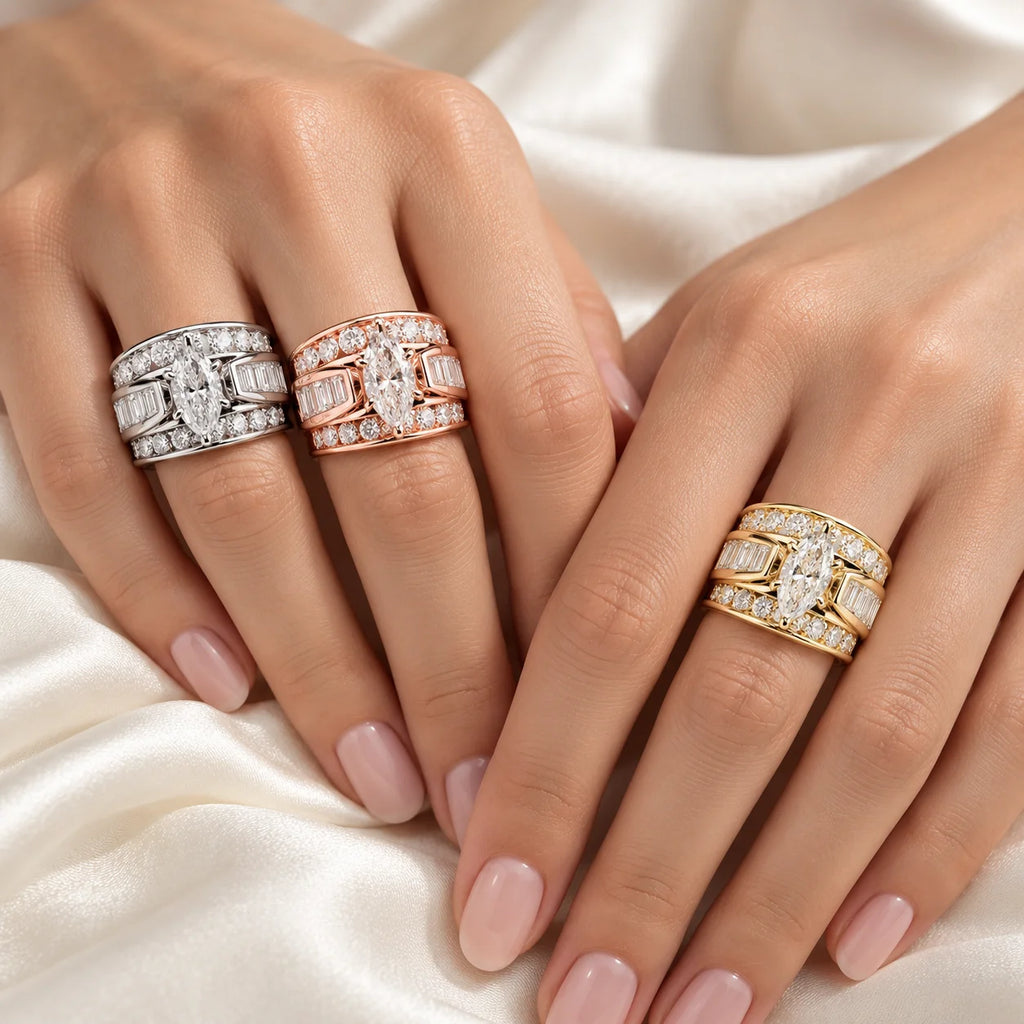 Geometric Ring for Women Simple Design Daily Wear Finger Ring