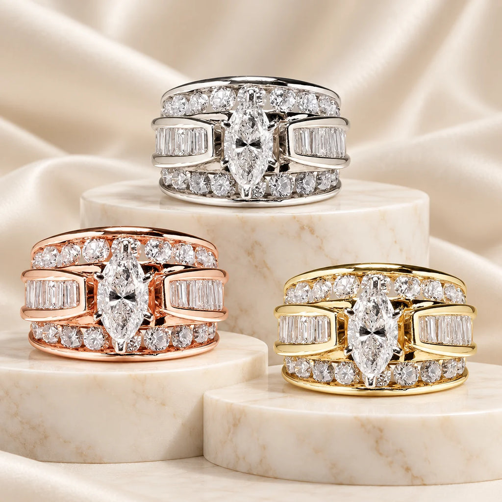Geometric Ring for Women Simple Design Daily Wear Finger Ring