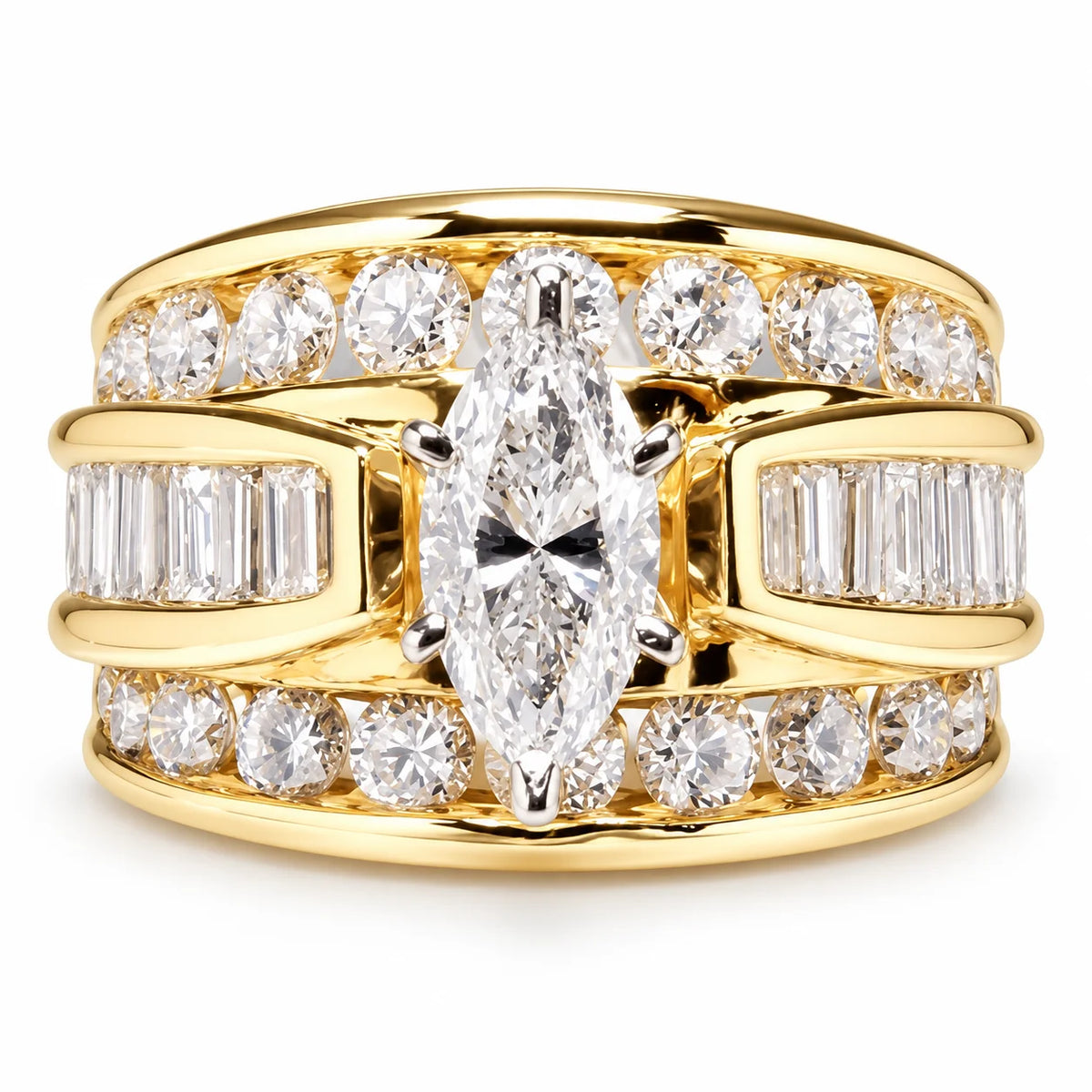 Geometric Ring for Women Simple Design Daily Wear Finger Ring